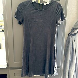 Little Black Dress, Faux Suede Material with Zipper in back.
